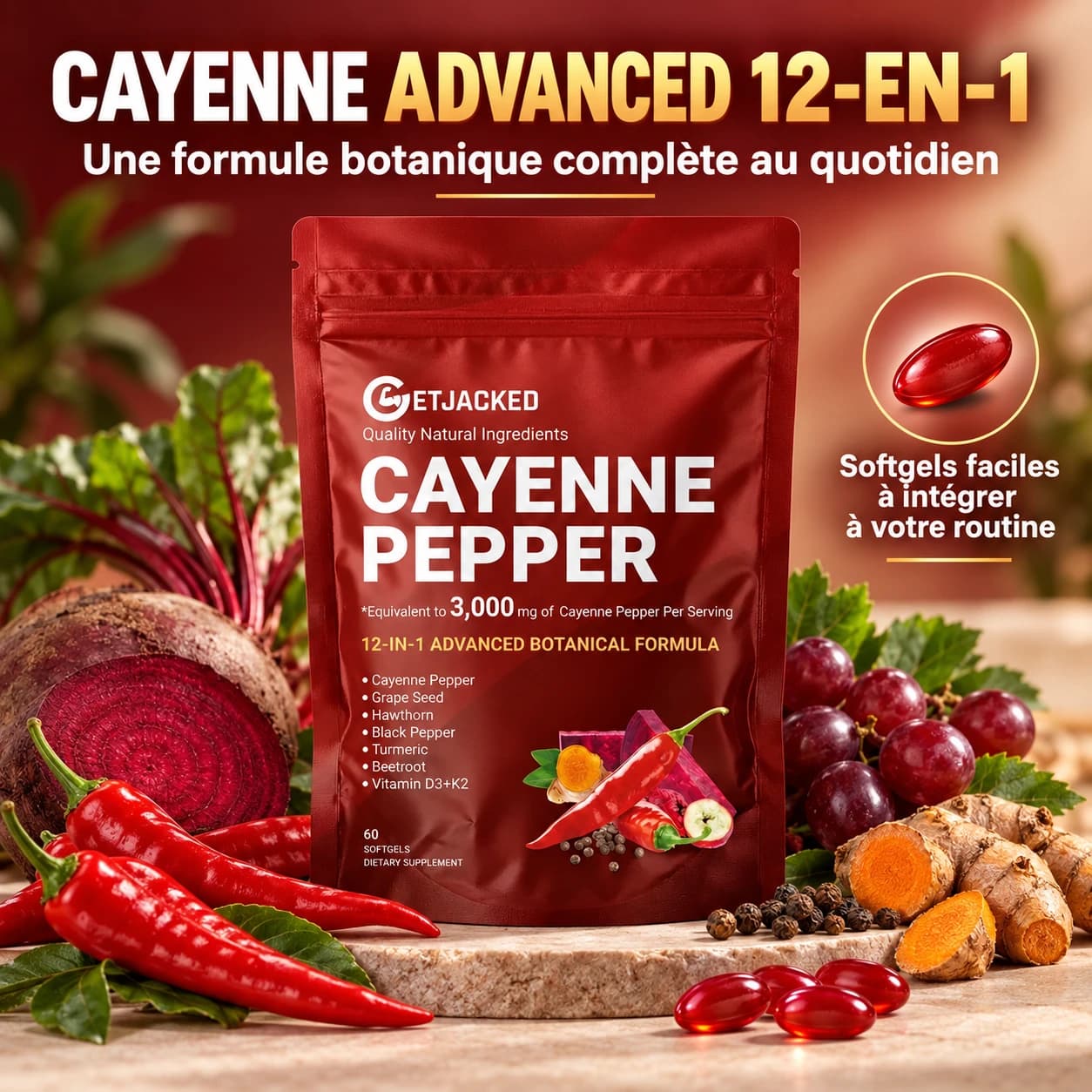 Cayenne Pepper 12-en-1